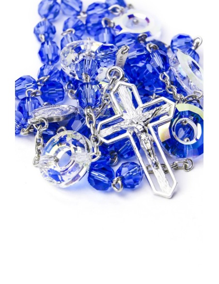 Pearl and Strass Sterling Silver Rosary Pearl and Strass Sterling Silver Rosary