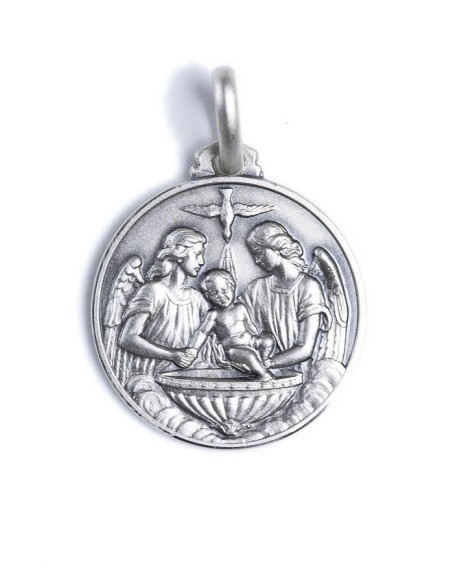 Sterling Silver Baptism Medal Sterling Silver Baptism Medal