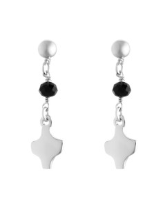 Silver White Crystal Earrings Silver White Crystal Earrings