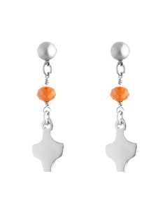 Silver White Crystal Earrings Silver White Crystal Earrings