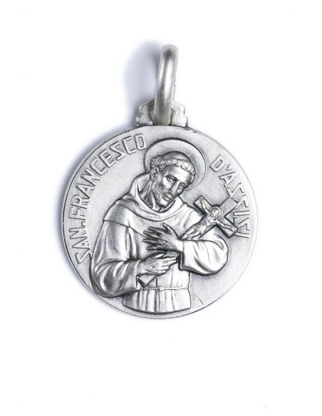 Sterling Silver St. Francis from Assisi Medal