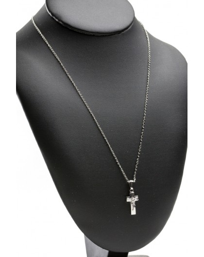 Four Way Medal Cross Sterling Silver Big