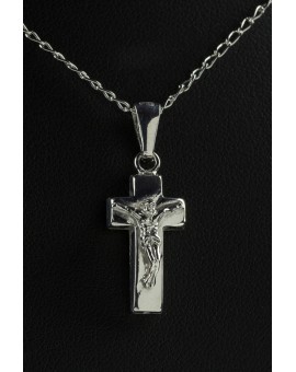 Four Way Medal Cross Sterling Silver Big