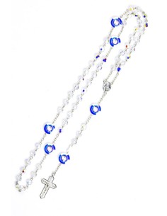 Pearl and Strass Sterling Silver Rosary Pearl and Strass Sterling Silver Rosary