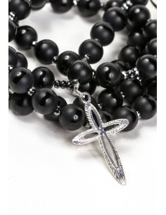 Satin Onyx and hematite Satin Onyx and hematite