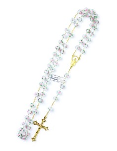 Pale white and rose Murano Glass Gold Pale white and rose Murano Glass Gold