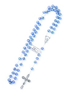 Murano glass Rosary Sky blue 6mm Murano glass Rosary Sky blue 6mm