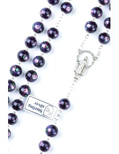 Violet Murano Glass Rosary Violet Murano Glass Rosary