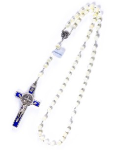St. Benedict Mother of Pearl Rosary St. Benedict Mother of Pearl Rosary