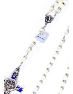 St. Benedict Mother of Pearl Rosary St. Benedict Mother of Pearl Rosary