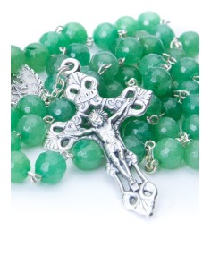 Faceted Aventurina Rosary Faceted Aventurina Rosary