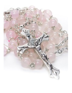 Pale Rose Quartz Rosary Pale Rose Quartz Rosary