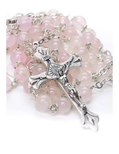 Pale Rose Quartz Rosary