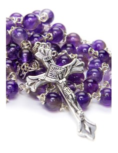 Violet Amethyst Rosary