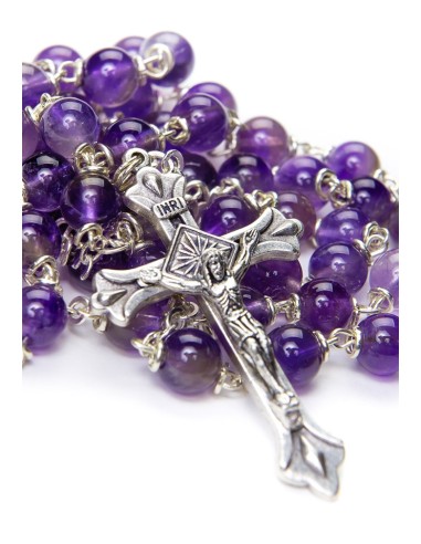 Violet Amethyst Rosary