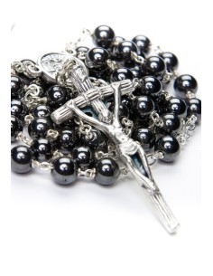 Benedict XVI Hematite Rosary Benedict XVI Hematite Rosary