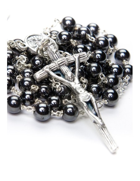 Benedict XVI Hematite Rosary