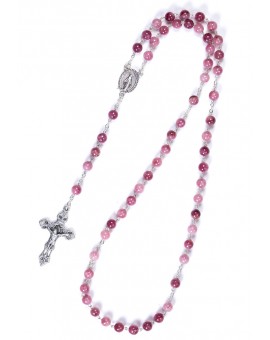 Rhodonite Pink Rosary