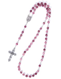 Rhodonite Pink Rosary Rhodonite Pink Rosary