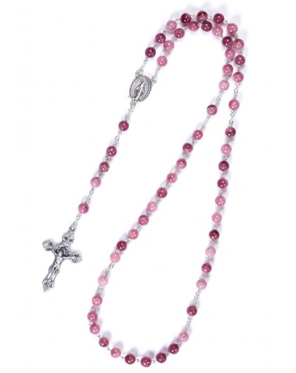 Rhodonite Pink Rosary