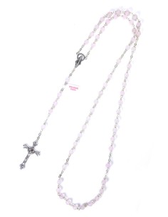 Pale Rose Quartz Rosary