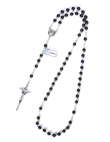 Benedict XVI Hematite Rosary