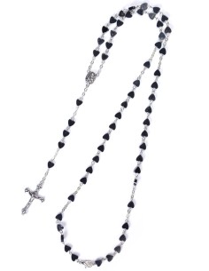 Metal Hearts Rosary