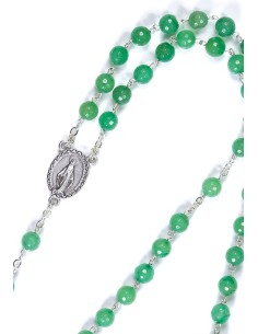 Faceted Aventurina Rosary Faceted Aventurina Rosary