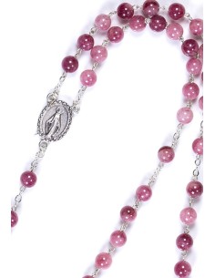 Rhodonite Pink Rosary Rhodonite Pink Rosary