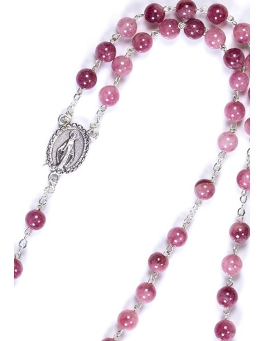 Rhodonite Pink Rosary