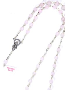 Pale Rose Quartz Rosary