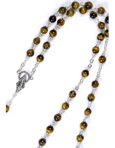 Tiger's Eye Rosary