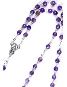 Violet Amethyst Rosary