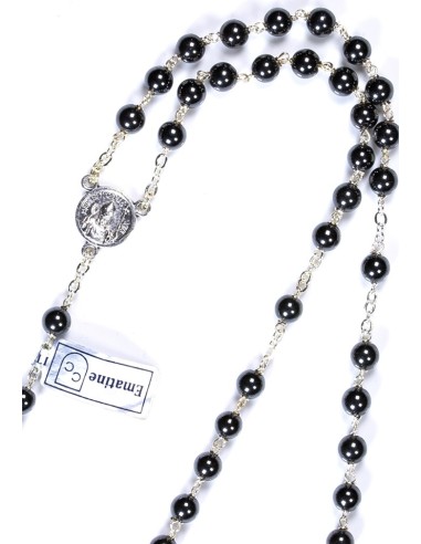 Benedict XVI Hematite Rosary