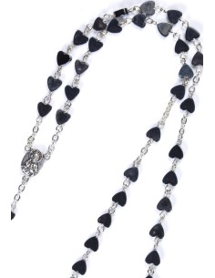 Metal Hearts Rosary