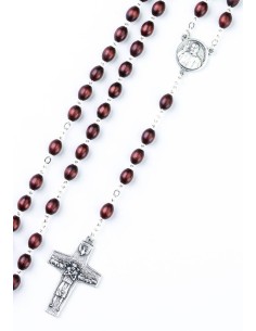 Pope Francis Rosary with Papal Crucifix