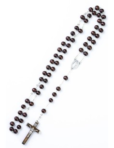 Dark wood beads Rosary Dark wood beads Rosary
