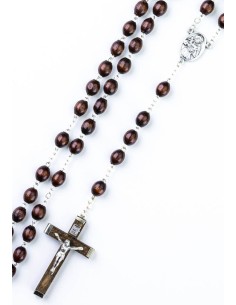 St Francis Wooden Rosary St Francis Wooden Rosary