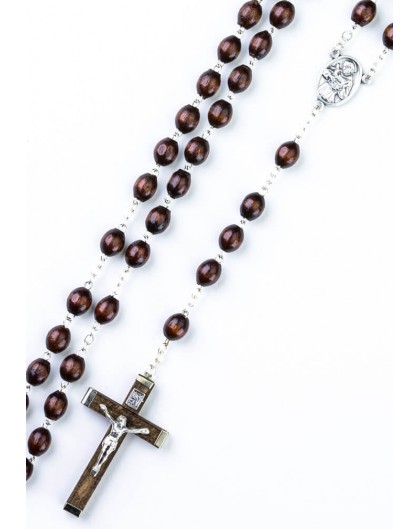 St Francis Wooden Rosary