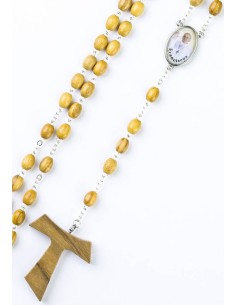 Tau Crucifix Rosary with Pope Francis