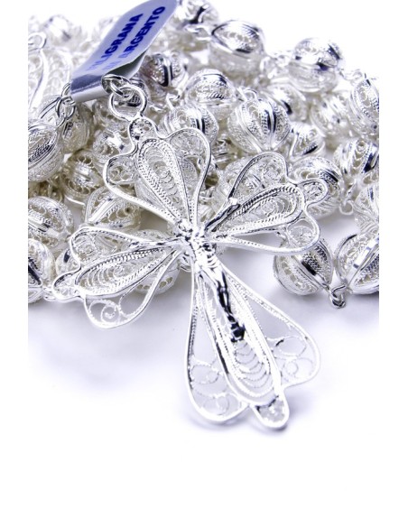 Sterling Silver Air Filigree Rosary Sterling Silver Air Filigree Rosary