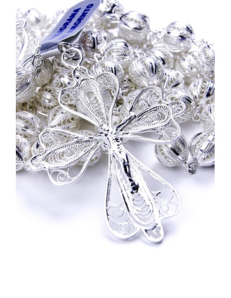 Sterling Silver Air Filigree Rosary