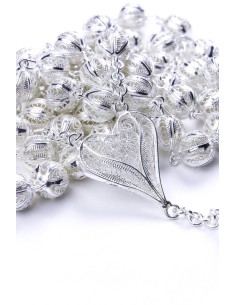 Sterling Silver Air Filigree Rosary Sterling Silver Air Filigree Rosary