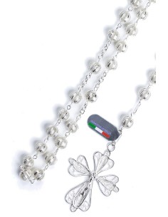 Sterling Silver Air Filigree Rosary Sterling Silver Air Filigree Rosary