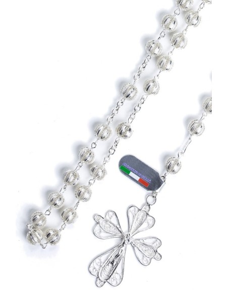 Sterling Silver Air Filigree Rosary Sterling Silver Air Filigree Rosary