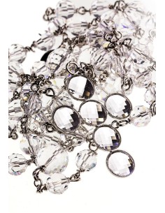Circle Crucifix - Swarovski Rosary Circle Crucifix - Swarovski Rosary