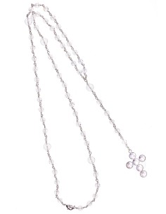 Circle Crucifix - Swarovski Rosary Circle Crucifix - Swarovski Rosary