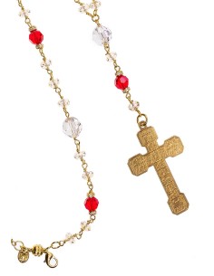 Red and Gold Swarovski Gold Plated Necklace Red and Gold Swarovski Gold Plated Necklace