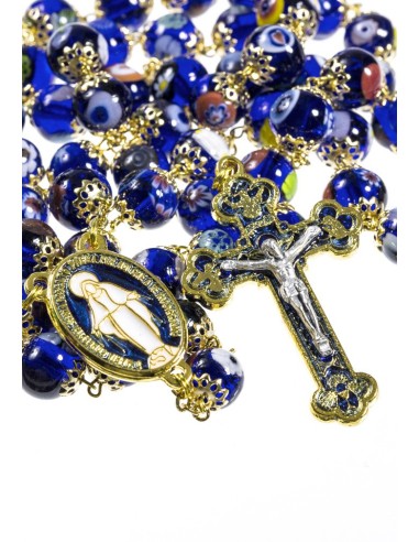 Murano Glass Rosary - Murrina Murano Glass Rosary - Murrina