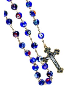 Murano Glass Rosary - Murrina Murano Glass Rosary - Murrina